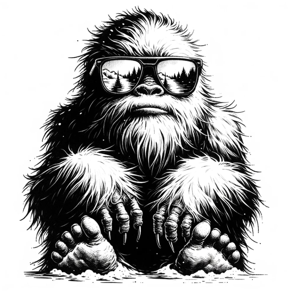 Yetti Chilling With. Glasses