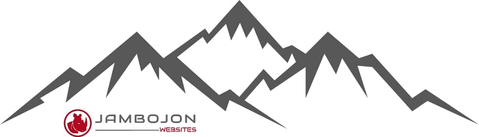 JamboJon logo and mountain illustration