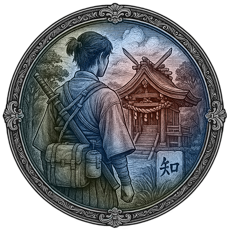 LMS Icons, Japanese Traveler to and ancient Shrine