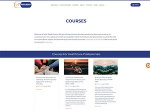 Smith Rexall Drug Website courses page screenshot