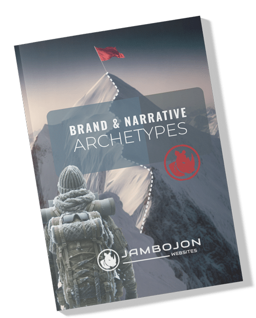 Mock up of the JamboJon Digital Brand and Archetype book