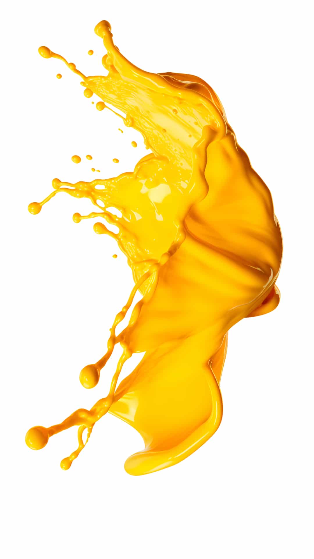 yellow paint splat