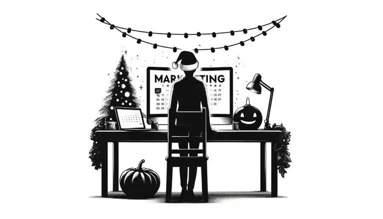 business owner creating a holiday marketing plan