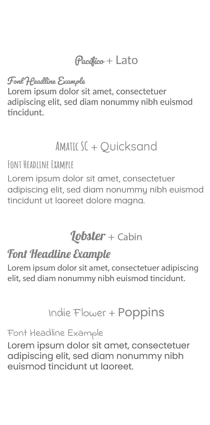 Fonts for the Innocent Brand Archetype