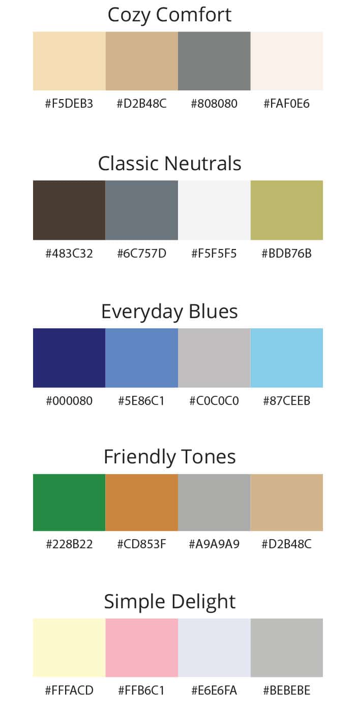 Color Schemes for Regular Guy/girl