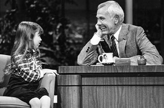 Johnny Carson Late Night Talk Show Interview