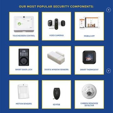 screenshot of the Zions Security website created by jamboJon