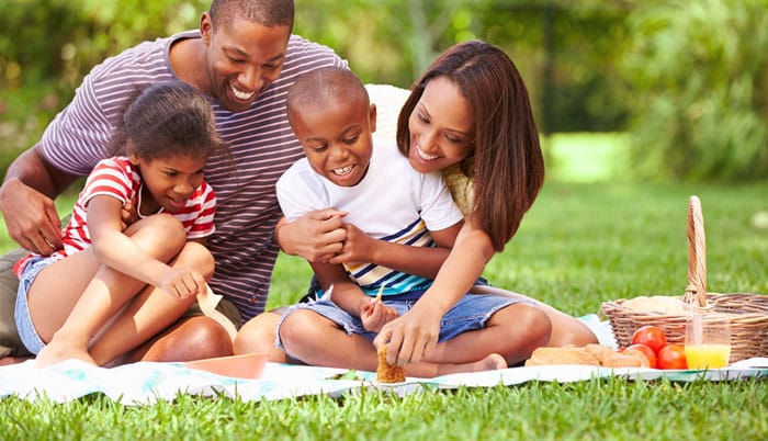 Happy family after attending the Resilient Child Toolkit retreat