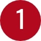 Red circle with the number 1 in the center