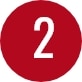 Red circle with the number 2 in the center