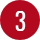 Red circle with the number 3 in the center