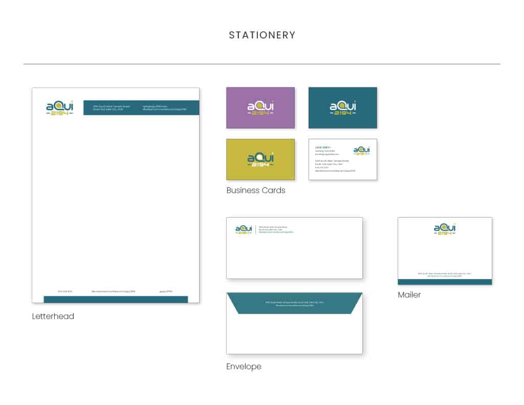 aQui Logo stationary