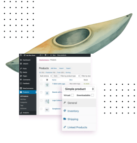 WooCommerce Being the rough kayak